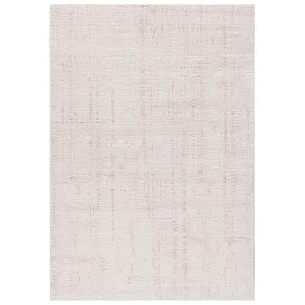 Koberec do obývacího pokoje béžový 140x200 cm, abstraktní, moderní, měkký, krátký vlas