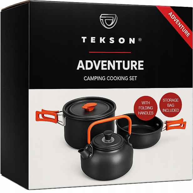 Sada Hrnců Adventure Tekson Lehký hliník, 3 prvky