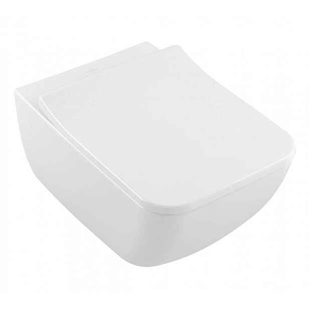 Villeroy & Boch Venticello - Závěsné WC, DirectFlush, CeramicPlus, Stone White 4611R0RW