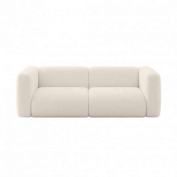 ALTDECOR MODULÁRNÍ pohovka MIRA-S1, 2místná, 228 × 89 × 70 cm, béžová, bouclé