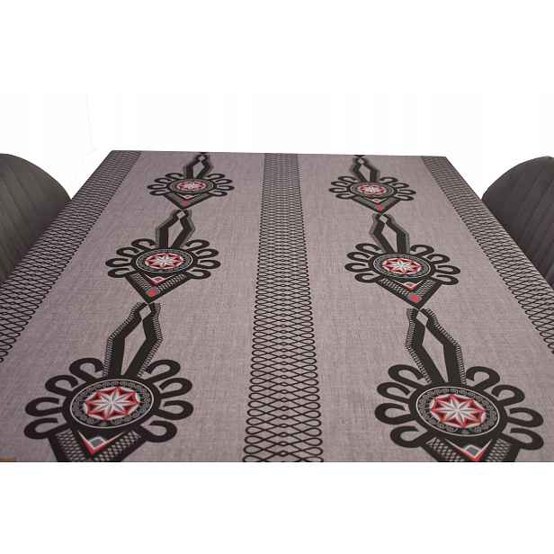 Dekorativní Ubrus 120X290 CM Grafit Parzenica Góralski