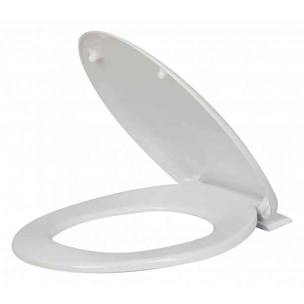 Duroplastové sedátko se zpomalovacím mechanismem SOFT-CLOSE Bílé