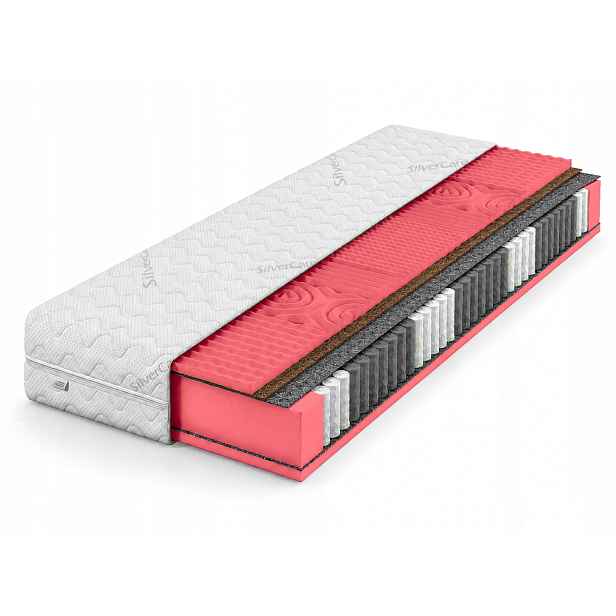 Matrace 100x200 pružinová Multipocket Masážní Hr HR35 H3 H4 Kokos tvrdý