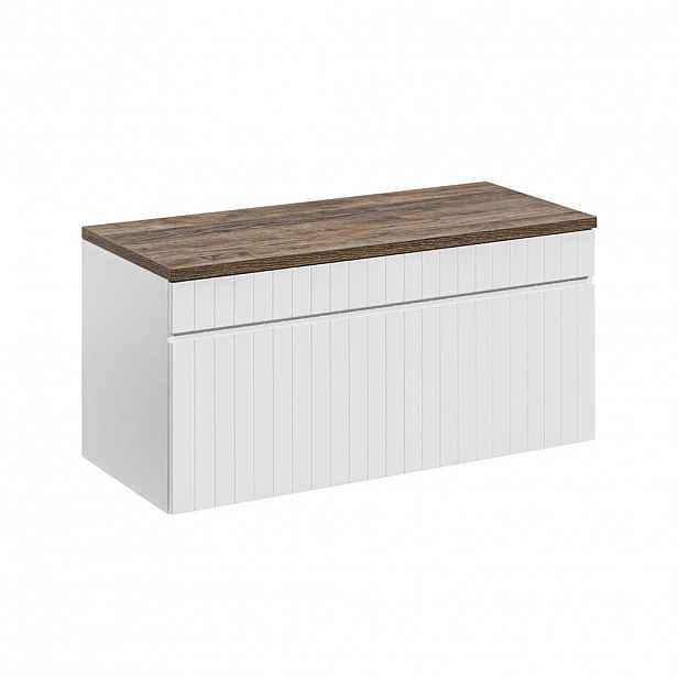 Petits-meubles SKŘÍŇKA POD UMYVADLO 100cm Zelie Bílá