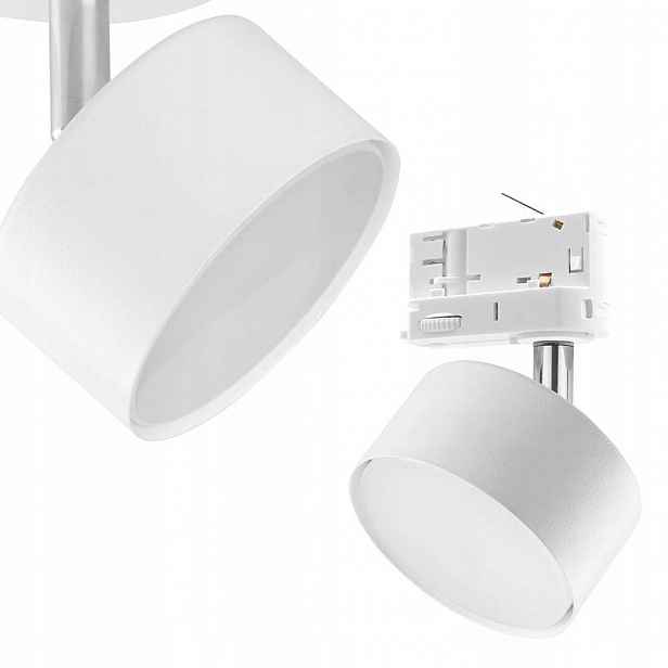 Spot bílý pro třífázový kolejnicový kabel Tracer White 6060 Tk Lighting