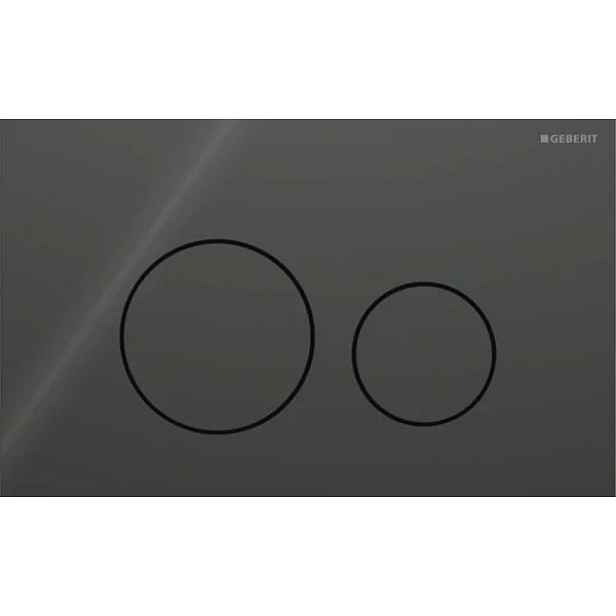 Geberit Sigma 40 splachovací tlačítko sklo černé 115.628.SJ.1