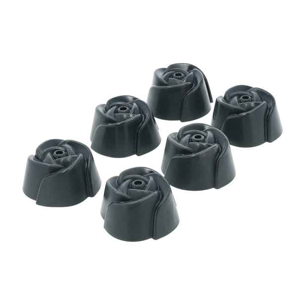 Silikonové formy na pečení muffinů v sadě 6 ks Rose – Blomsterbergs
