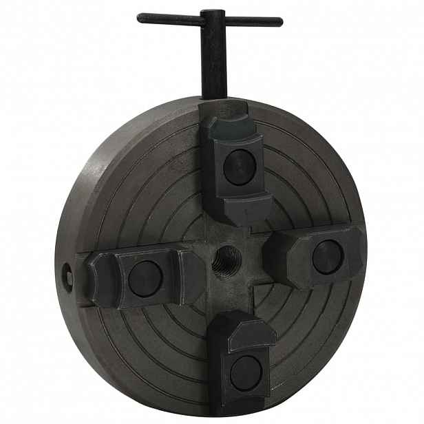 vidaXL 4čelisťové sklíčidlo na dřevo konektor M18 ocel černé 150x63 mm