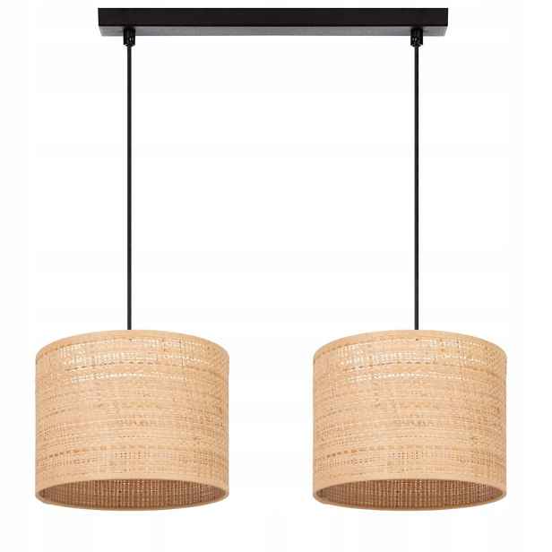 Závěsná Stropní Lampa Ratanová Lampa Boho Ratanová Lampa E27 Led