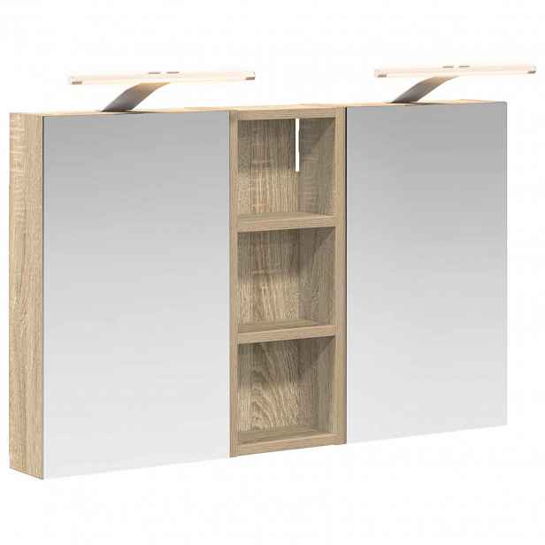 vidaXL Sada koupelnových skříněk 3 ks 80 x 10,5 x 50 cm