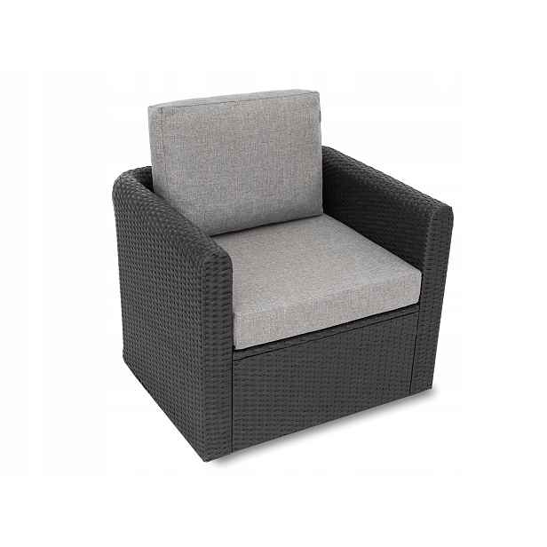 Polštáře na křeslo typu technorattan 60x55x40