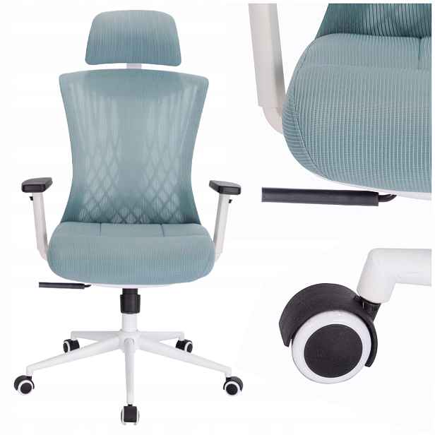 Ergonomické Kancelářské Křeslo, Pohodlné Otočné Křeslo, Nastavitelná Patina