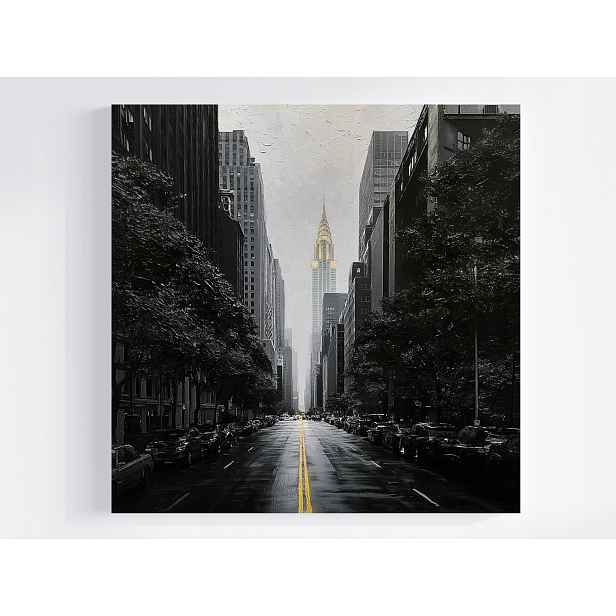 Obraz Na Plátně Canvas Město New York Manhattan Chrysler Ulica 50x50