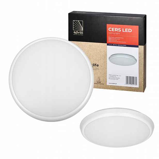 Stropní Svítidlo Cers Led 22W, 2000lm, IP65, 4000K