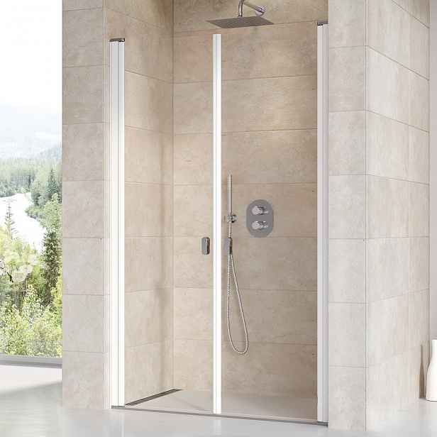 Sprchové dveře 100x195 cm Ravak Chrome bílá 0QVAC10LZ1