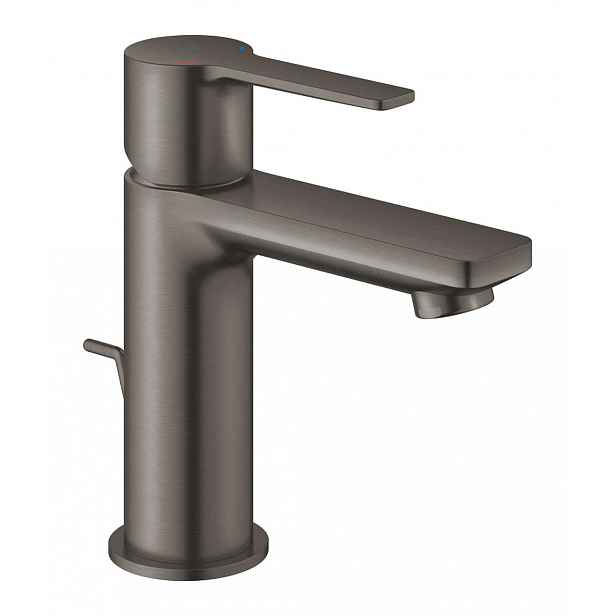 Grohe Lineare - Umyvadlová baterie s výpustí, kartáčovaný Hard Graphite 32109AL1