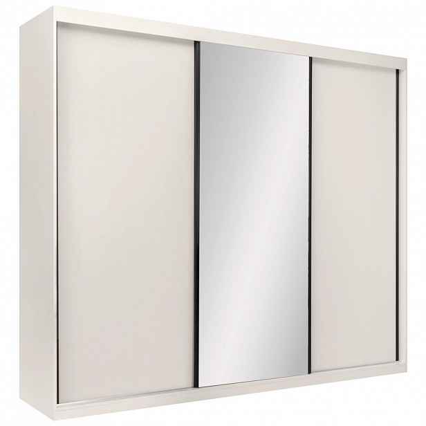 P & B ŠATNÍ SKŘÍŇ S POSUVNÝMI DVEŘM, kašmírová, 250/215/59,5 cm