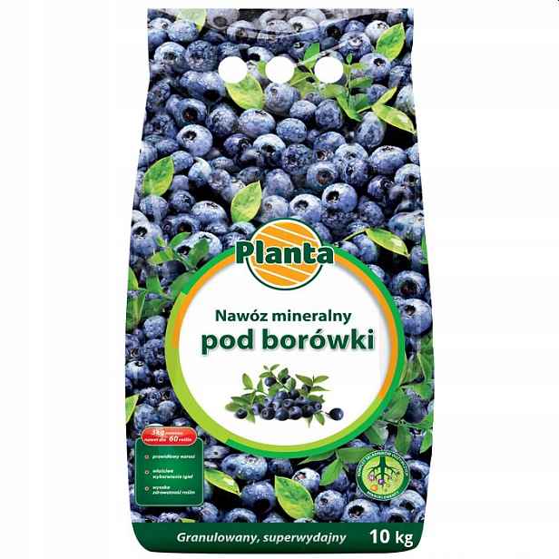 Planta vícesložkové hnojivo pod borůvky, granulát 10 kg