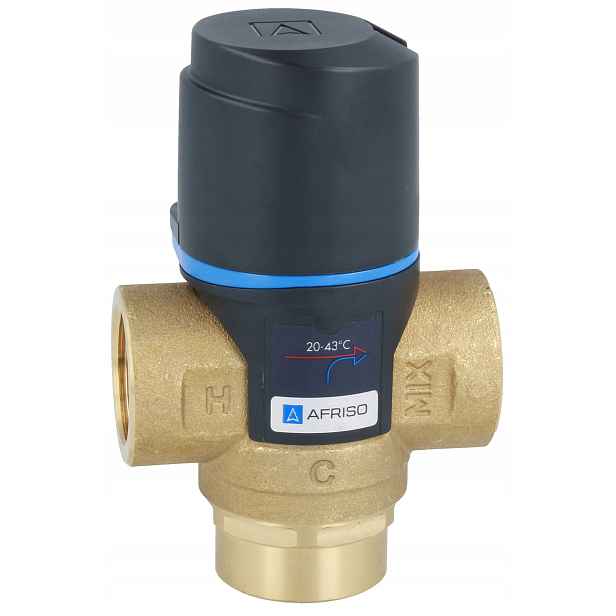 Termostatický směšovací ventil Afriso 3/4'' 20-43°C