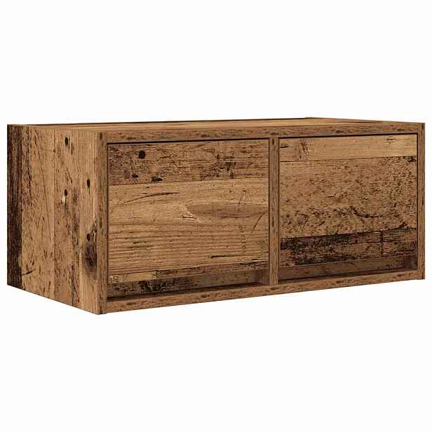 vidaXL TV skříňka starého dřeva 60x31x25,5 cm kompozitní dřevo