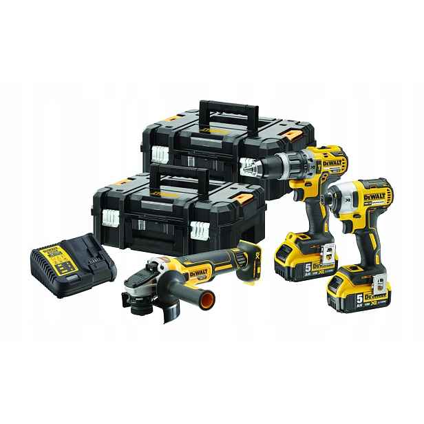 DeWalt šroubovák bruska šroubovák baterie 18V akumulátorová 5AH Tstak