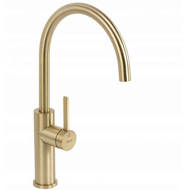 Kuchyňská Baterie JS-702805BG Rivo Zlatý Kartáč Rea