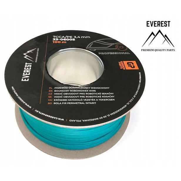 Omezovací kabel pro roboty Everest Tcca/pe 3,4 mm x 100 m zesílený