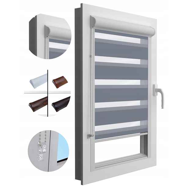 Roleta den a noc Kazeta Rozměr 124 x 150 cm Prestige