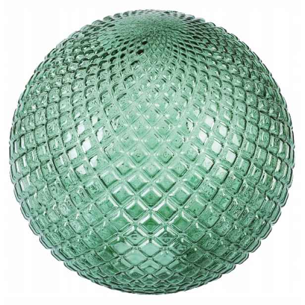 Skleněné Stínítko Pro Závěsnou Stropní Lampu Cannes Zelená Koule 20 CM Křišťál
