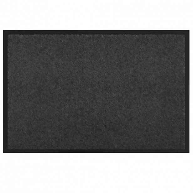 vidaXL Rohož Antracit 60 x 40 x 1,2 cm Teddy látka
