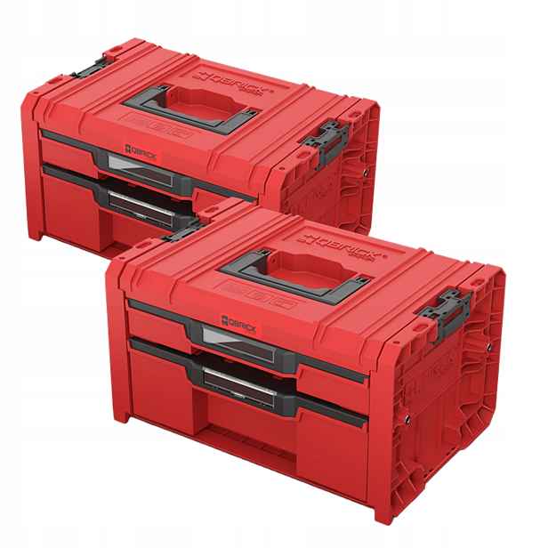 Qbrick System Pro Zásuvka2 Box2.0 Expert Red Ultra Hd Custom x2