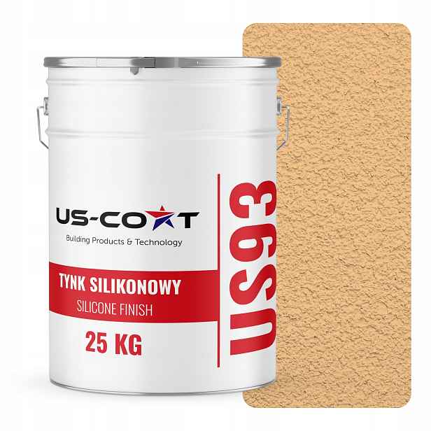 Silikonová Omítka Oranžová Světlá F764 25 Kg Beránek Granulace 1.5 mm
