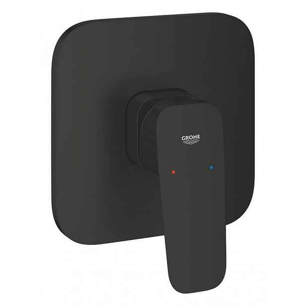 Sprchová baterie Grohe Cubeo bez podomítkového tělesa černá matná 1017772430