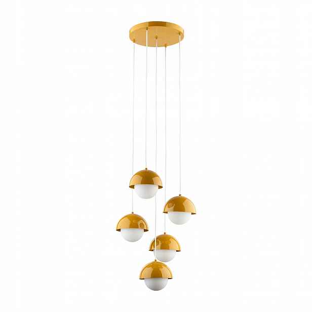 Závěsná lampa Bono okrová 5xG9 Stropní Světlo Do Jídelny Pokoje Kanceláře IP20