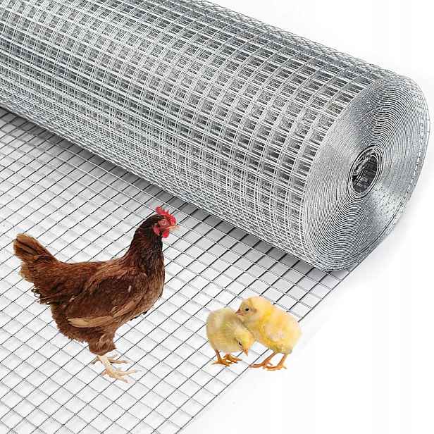 Síť proti hlodavcům 50 cm x 10 m na krtky, kuny, kovová, pozinkovaná