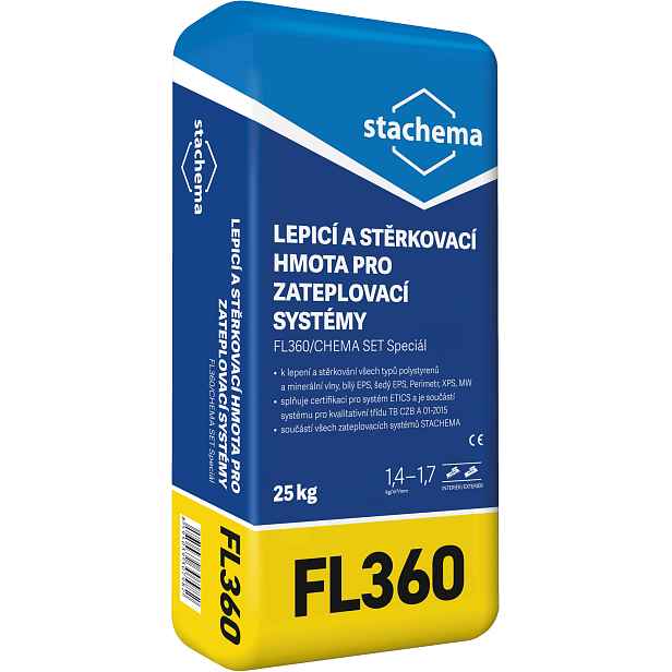 Hmota lepicí a stěrková Stachema FL360 25 kg