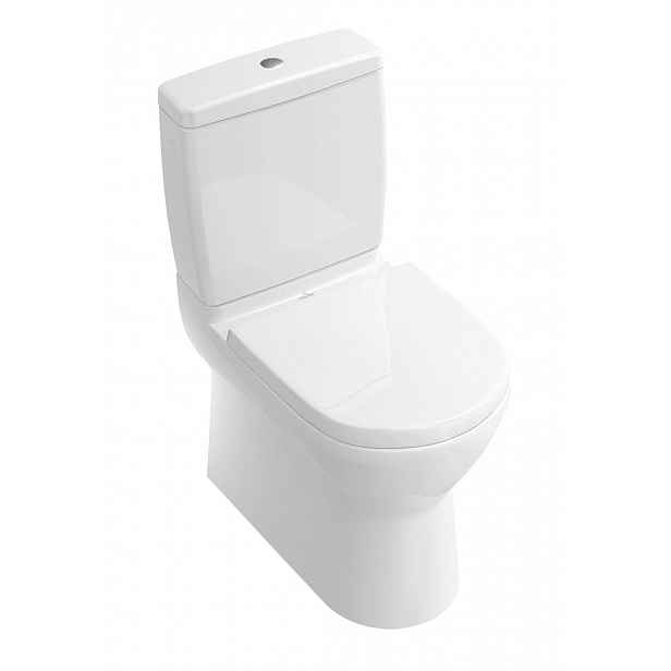 Villeroy & Boch O.novo - WC kombi mísa, Vario odpad, CeramicPlus, alpská bílá 565810R1