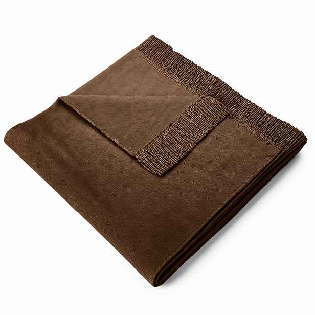 Deka Přehoz Na Pohovku Mocadesign 100x200 Hnědá