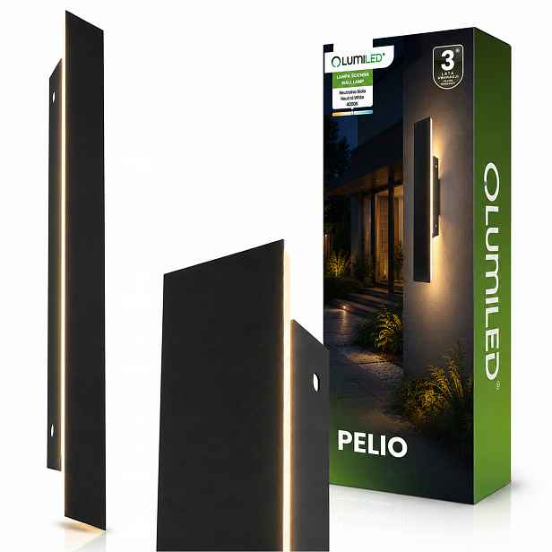 Nástěnná Led zahradní lampa na zeď, nástěnná, 30 W, 100 cm, IP65