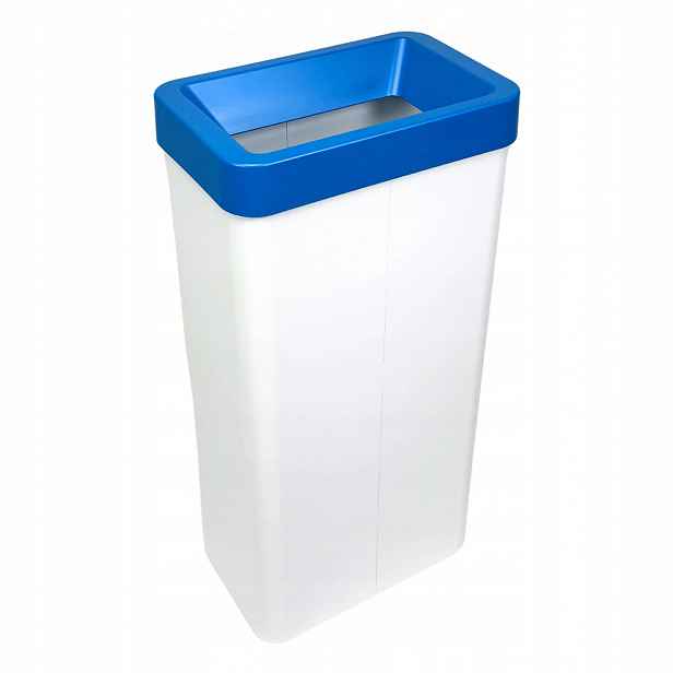 Odpadkový koš na tříděný odpad Caimi Brevetti Maxi W,85 L, modrý, papír