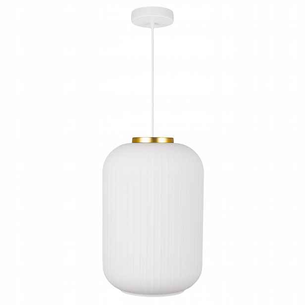 Závěsné Stropní Svítidlo Lustr Stropní Svítidlo Bílá E27 Led Rýhovaná Univerzální