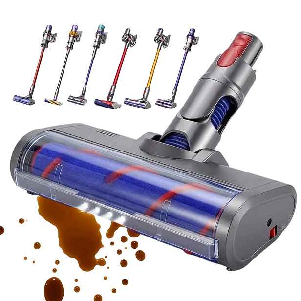 Kartáč pro Dyson V7 V8 V10 V11 V15 pro hloubkové čištění koberců
