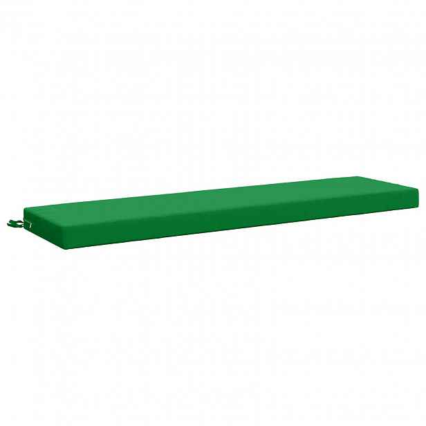 vidaXL Polštář na lavici SOEST 100% polyester Zelená 160 x 40 x 8 cm