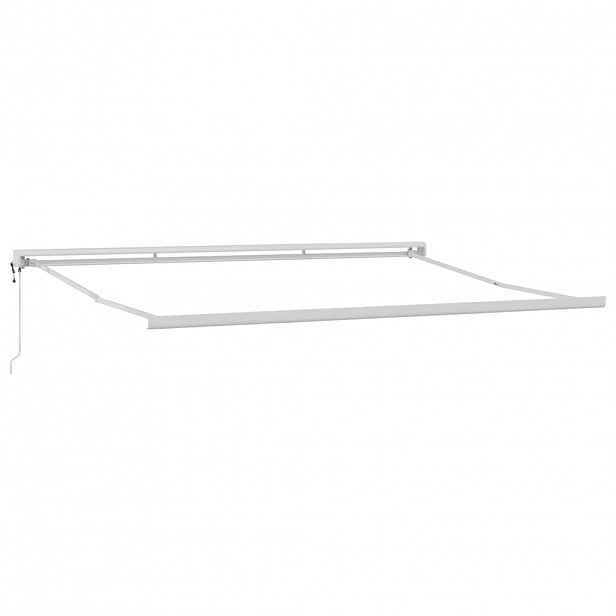 vidaXL Rám markýzy Bílá 450 × 300 cm Hliník