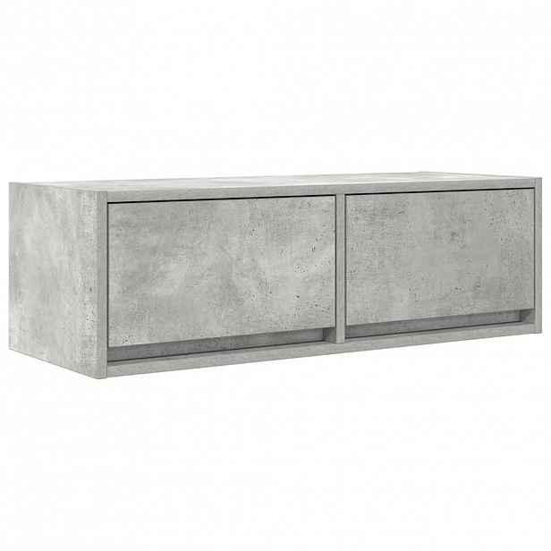 vidaXL TV skříňka betonově šedá 80x31x25,5 cm kompozitní dřevo