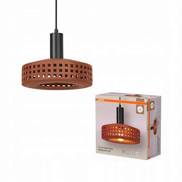 Závěsná stropní lampa E27 Dekorativní hnědá Decor Osram