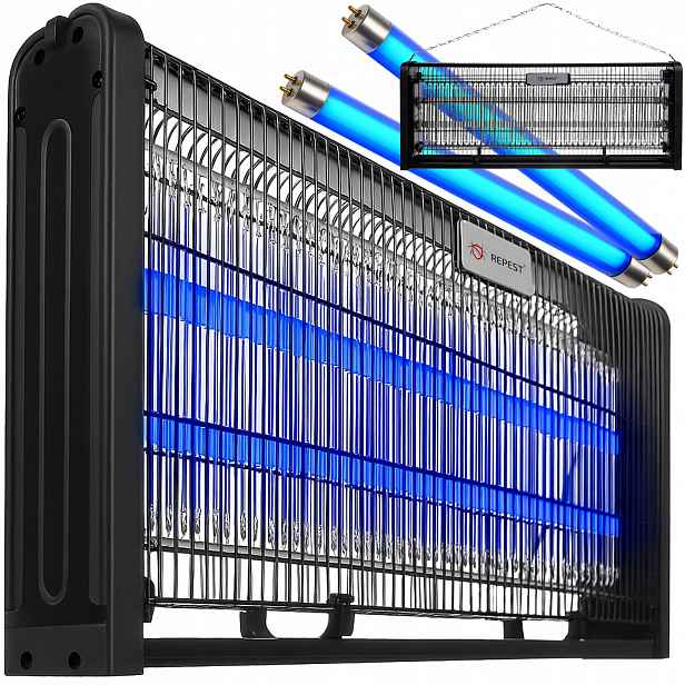 Elektrická insekticidní lampa proti komárům Muchy Hmyz Můry Silná Uv Velká XXL