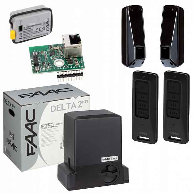 Faac DELTA2+ Smart WiFi Xwbl+ Pilot XT4 Fds 2ks pohon posuvné brány