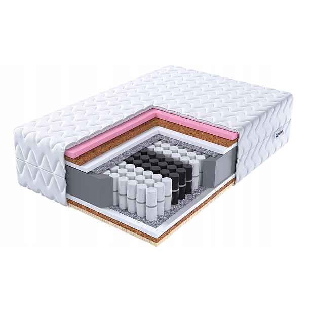 Taštičková matrace Alvi Max 80x200 visco kokos latex Heisberg