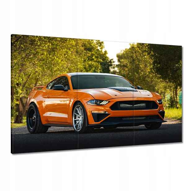 Obrazy 120x80 Oranžové auto